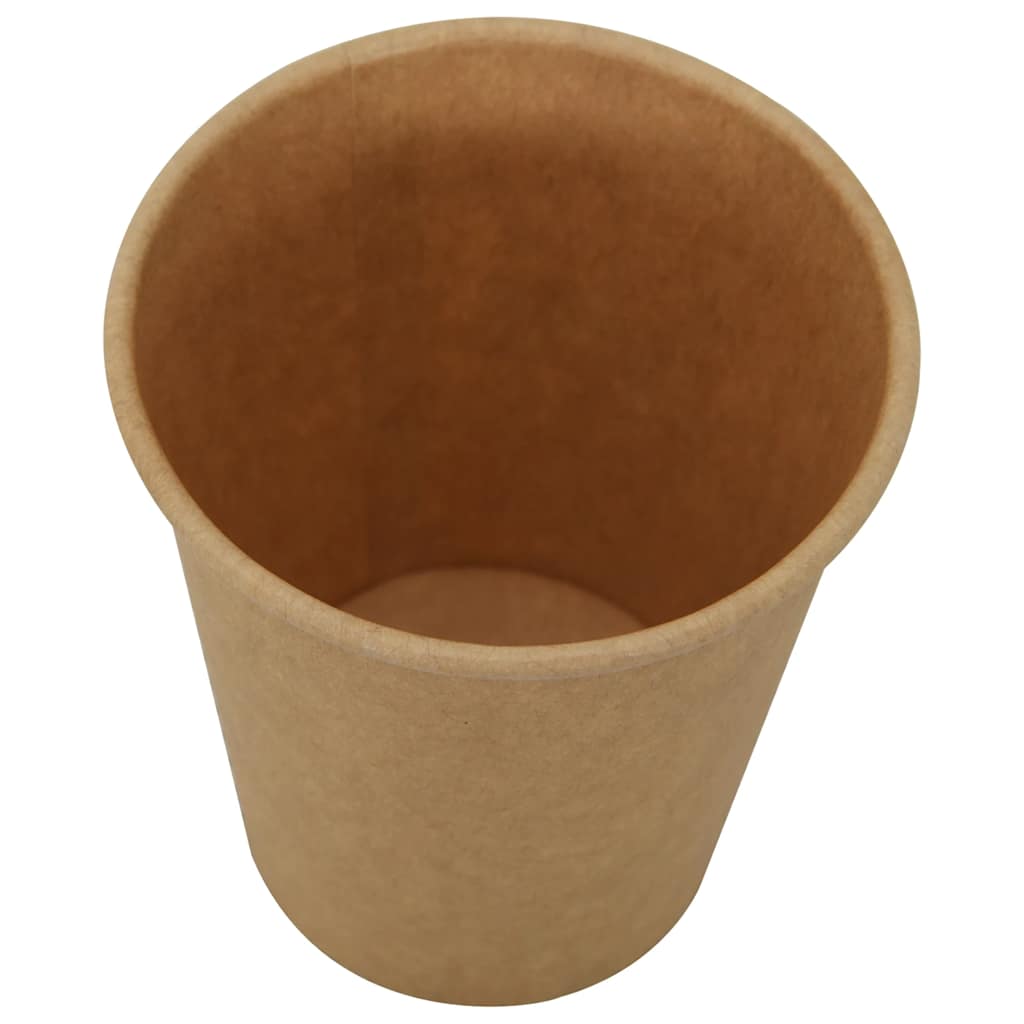 1000 db barna papír kávéscsészék 8oz 200ml