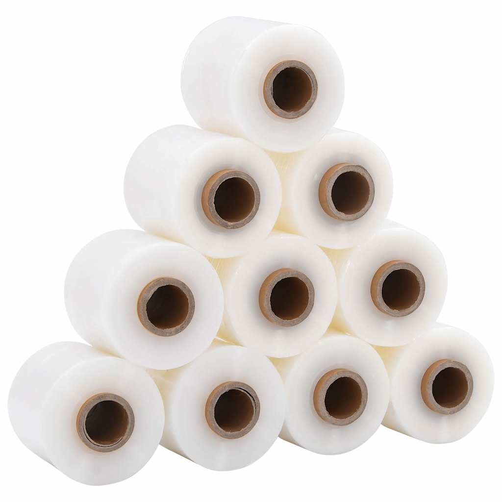 Stretch fólia fogantyúval 10 db átlátszó 23 μm 10 cm x 150 m