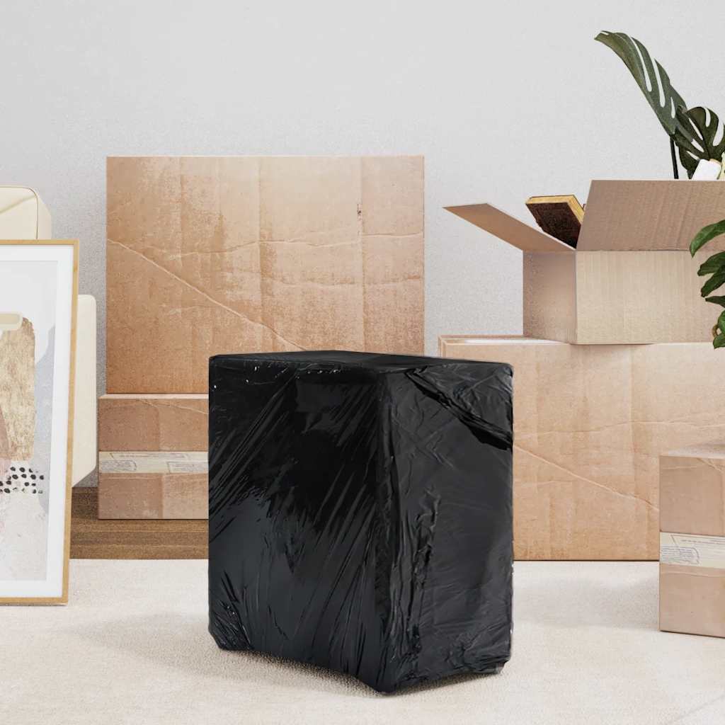 Stretch fólia 2 pcs fekete 20 μm 50 cm x 150 m