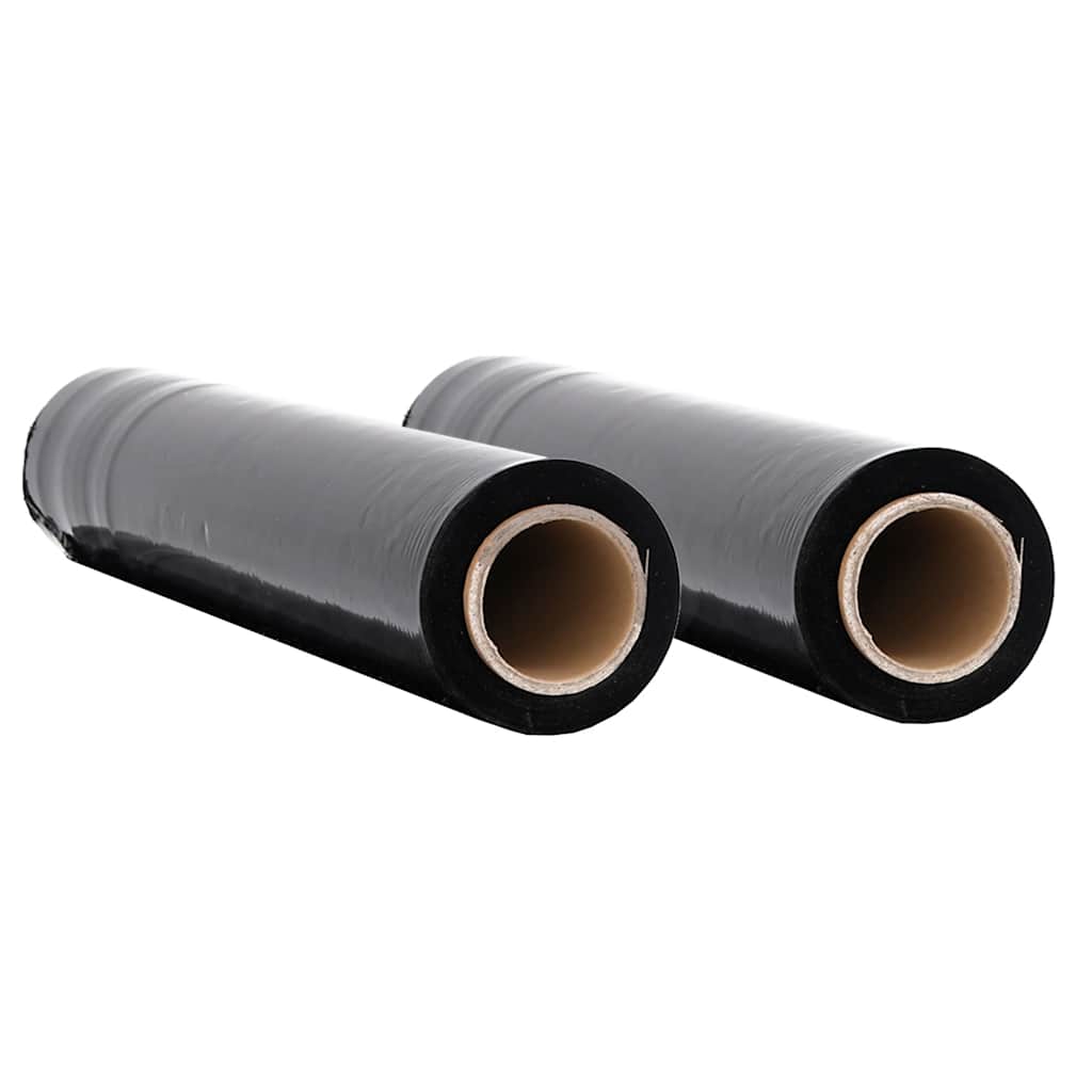 Stretch fólia 2 pcs fekete 30 μm 50 cm x 150 m