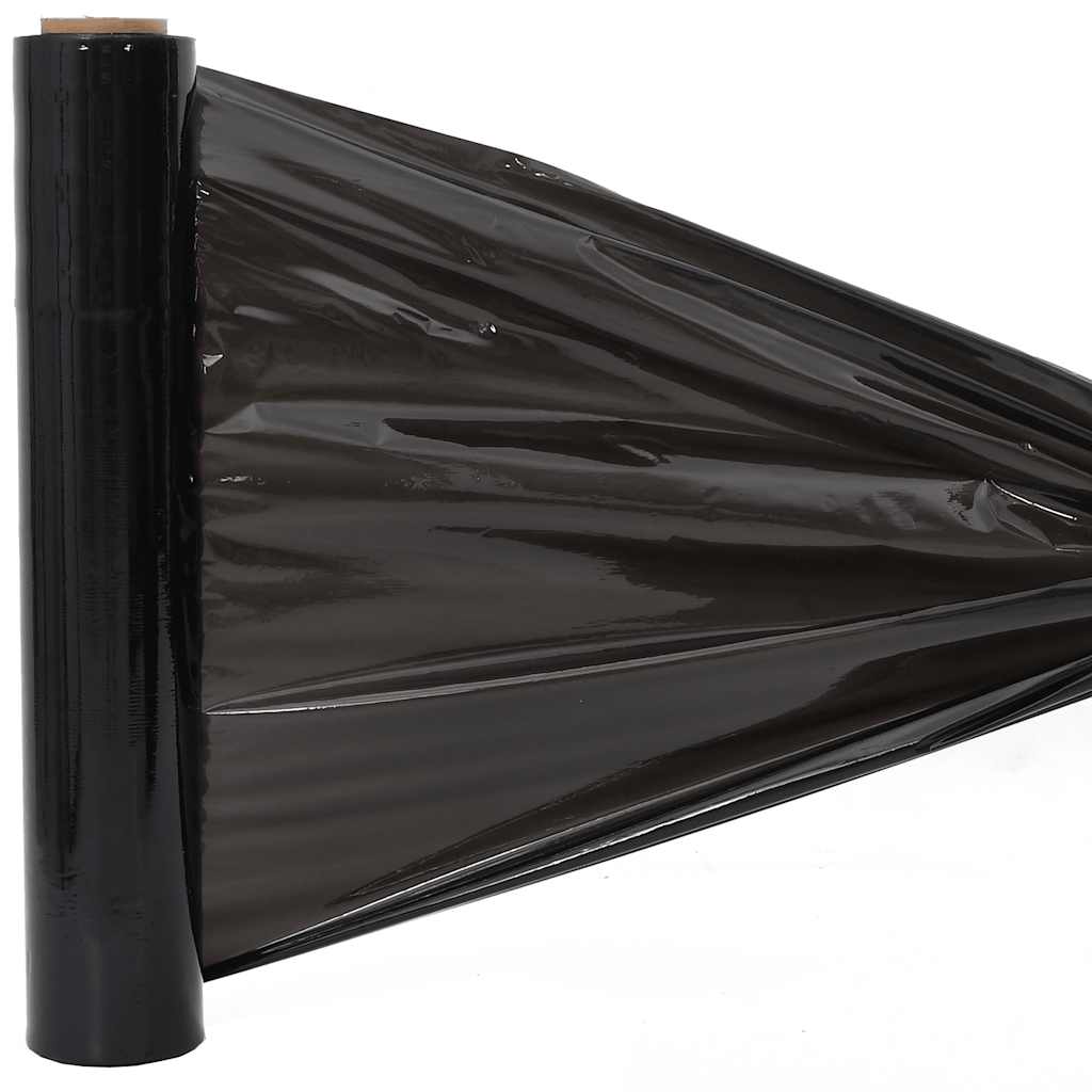 Stretch fólia 2 pcs fekete 30 μm 50 cm x 150 m