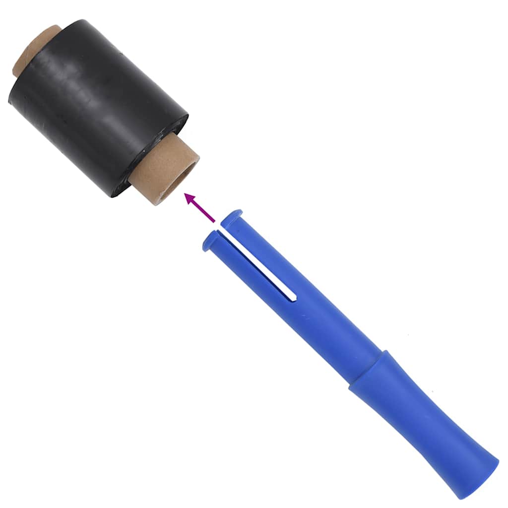 Stretch fólia 50 pcs fekete 23 μm 10 cm x 150 m