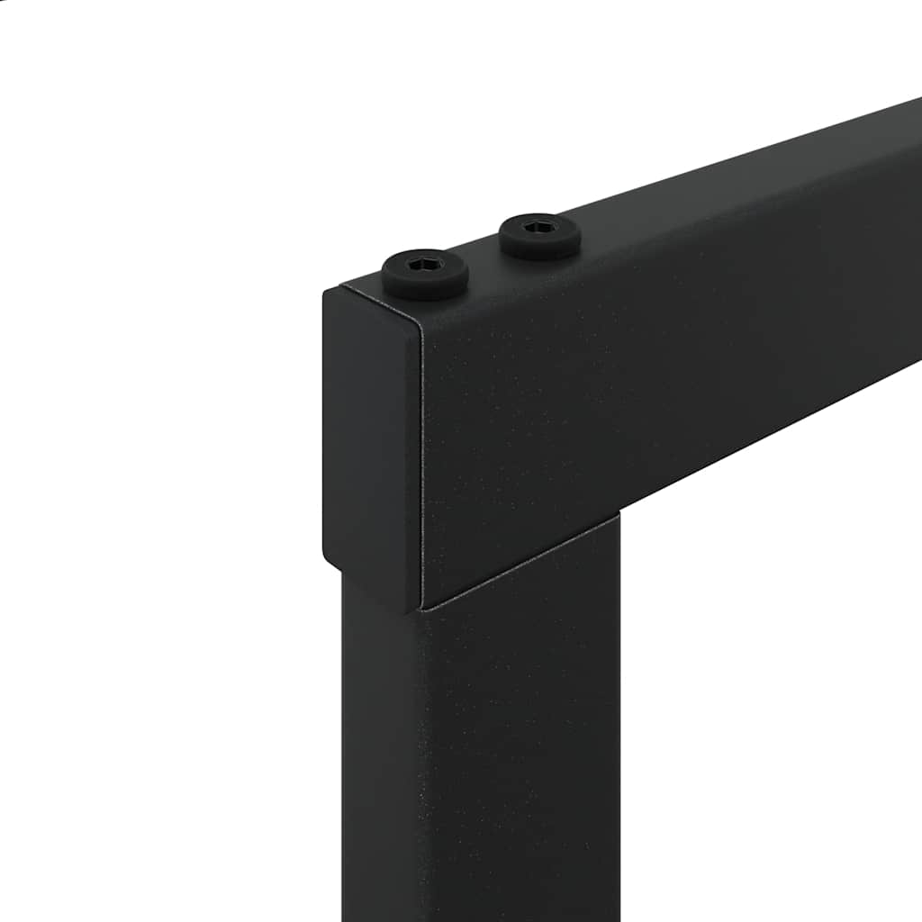 Tűzifa állvány fekete 55x30x116 cm acél