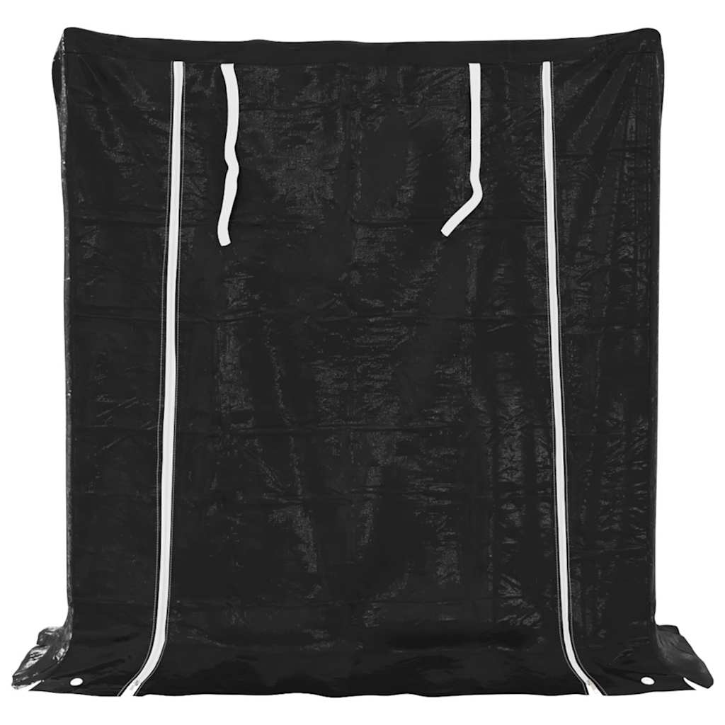 Vidaxl tűzifa állvány esővédővel 100,5x40,5x110,5 cm horganyzott acél