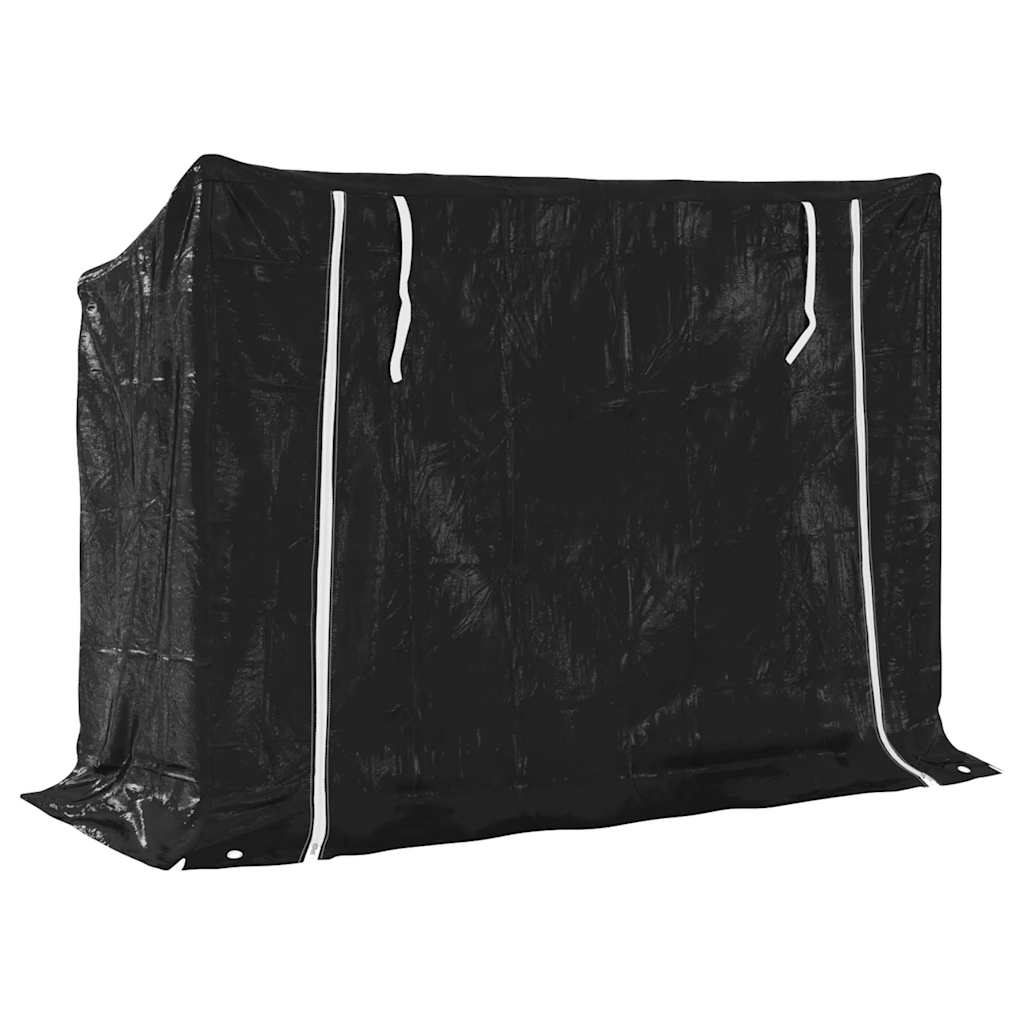 Tűzifa állvány esővédővel 151x60,5x110,5 cm horganyzott acél