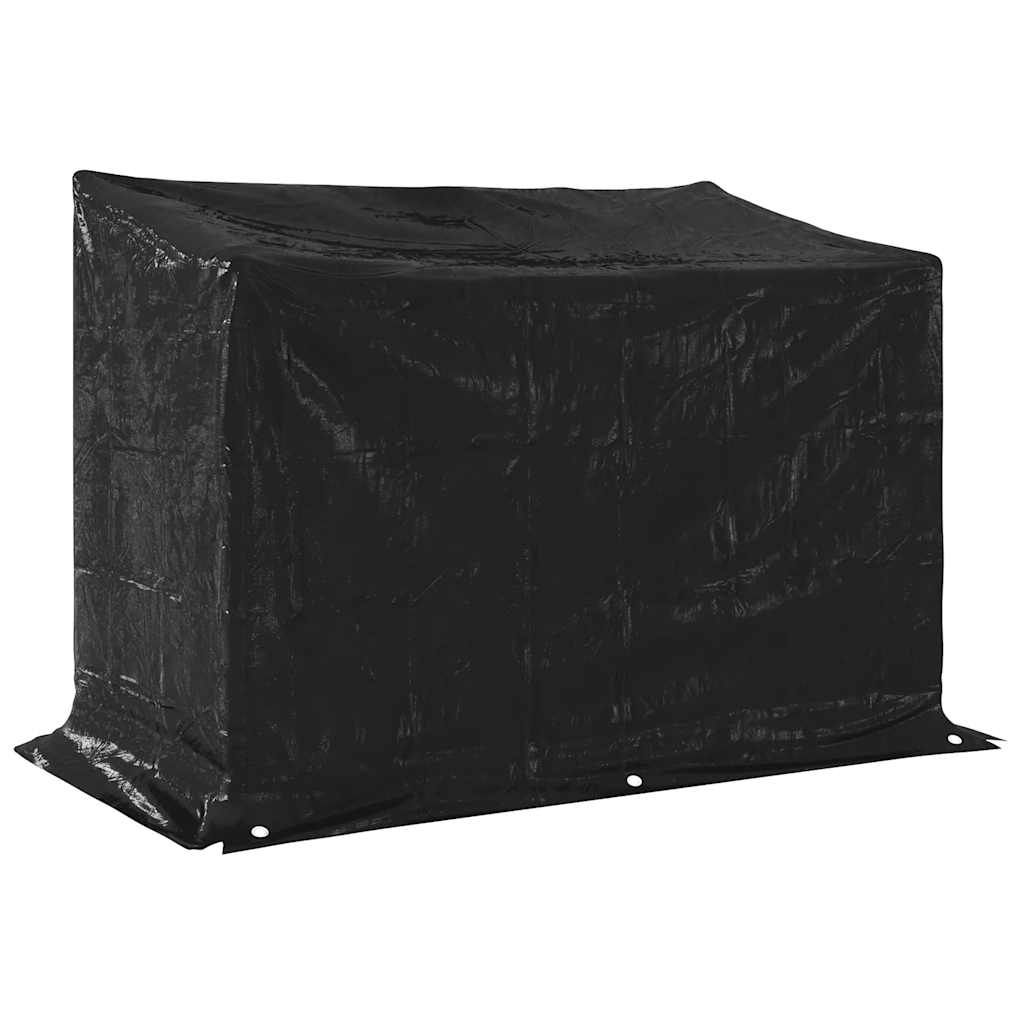 Tűzifa állvány esővédővel 151x80,5x110,5 cm horganyzott acél