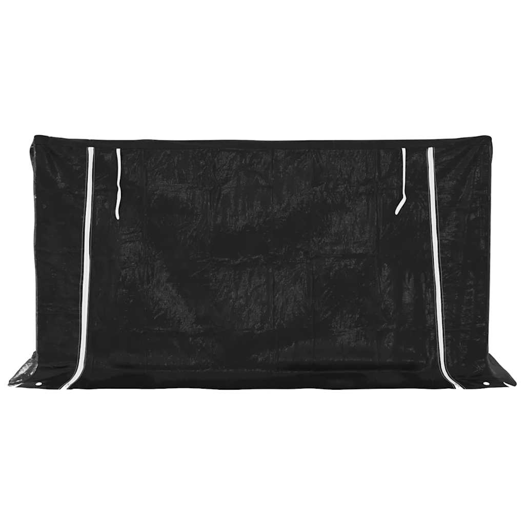 Tűzifa állvány esővédővel 200,5x80,5x110,5 cm horganyzott acél