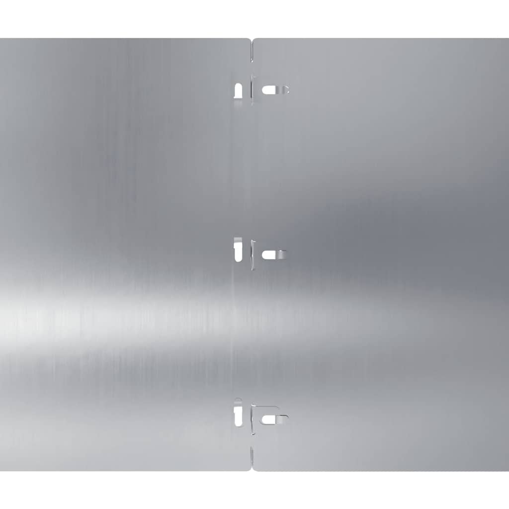 10 db horganyzott acélból gyepszegélyek 25x103 cm