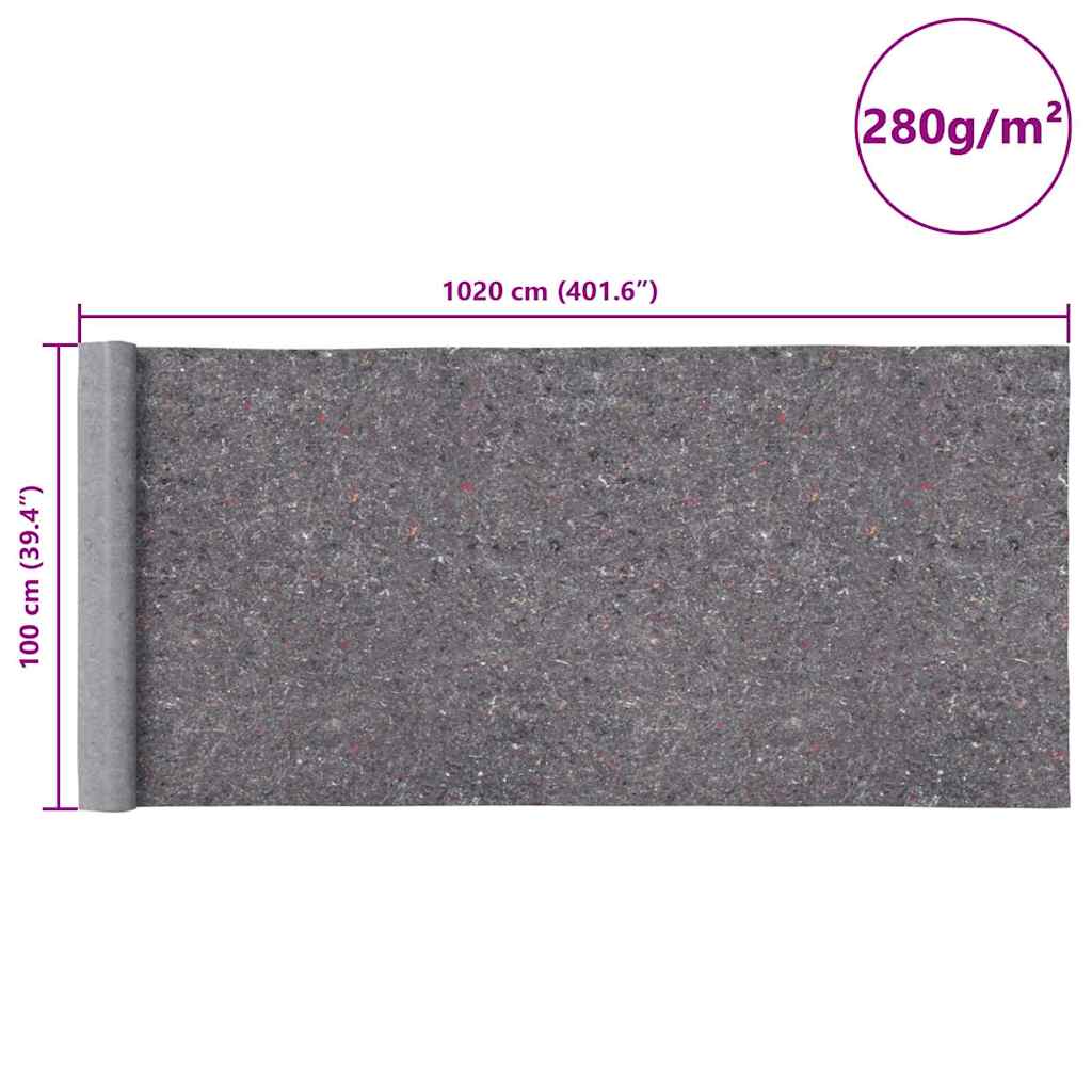 Csúszásmentes festőszövet 2 db 1020 cm 280 g/m² szürke Csúszásmentes festőszövet 2 db 1020 cm 280 g/m² szürke