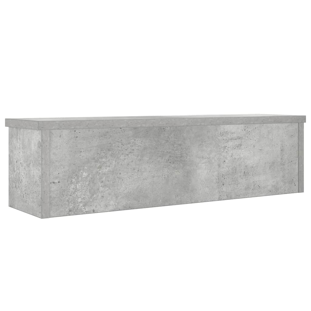 Konyhai állvány rakodható beton szürke 50x15x16 cm műfa