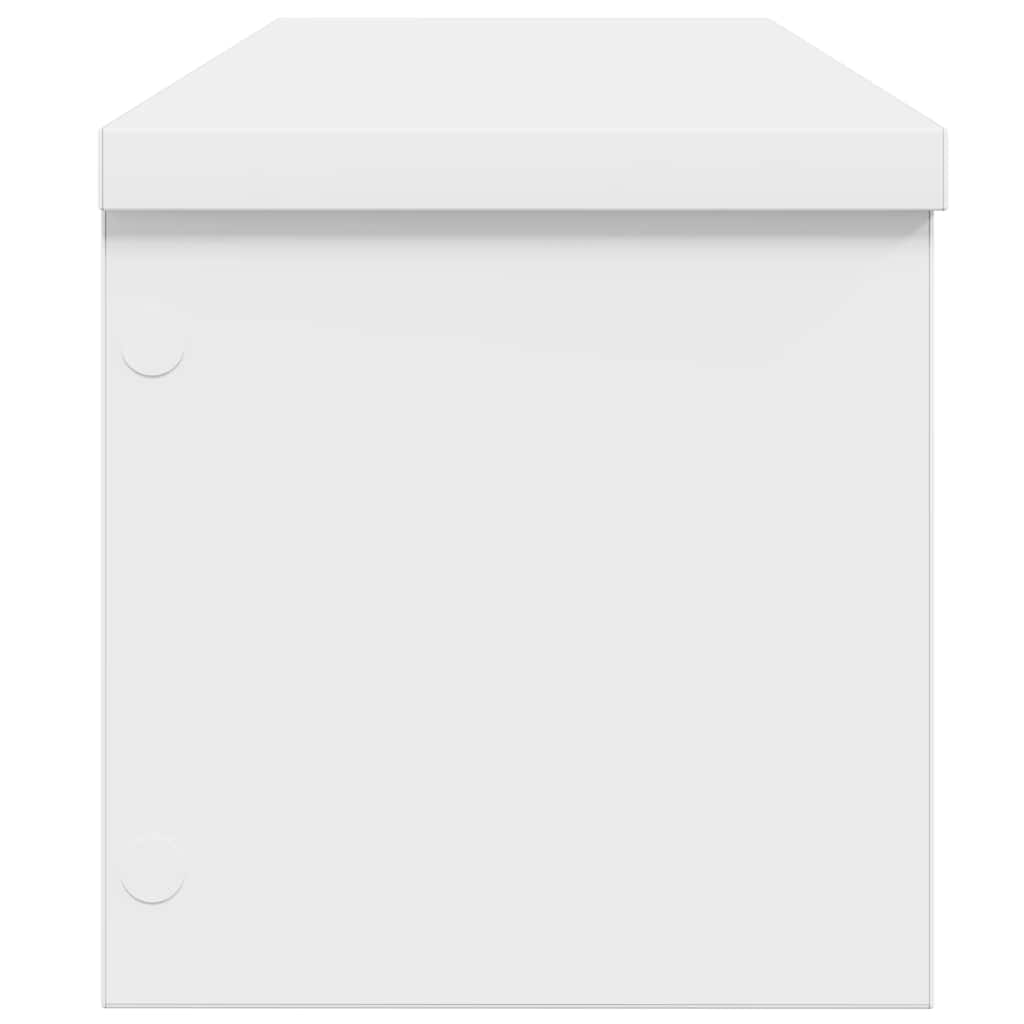 Konyhai állvány rakodható fehér 60x15x16 cm mérnöki fa