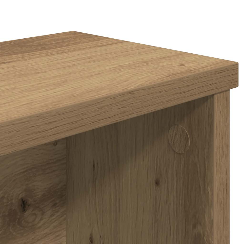 Konyhai állvány rakodható artisan tölgy 60x15x16 cm műfa