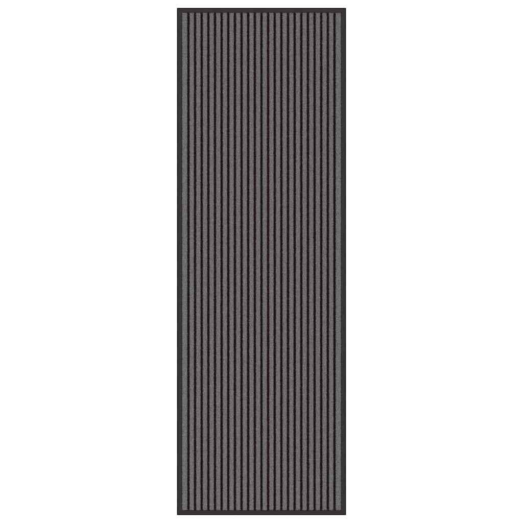 Ajtószőnyeg fekete 60 x 180 cm polipropilén