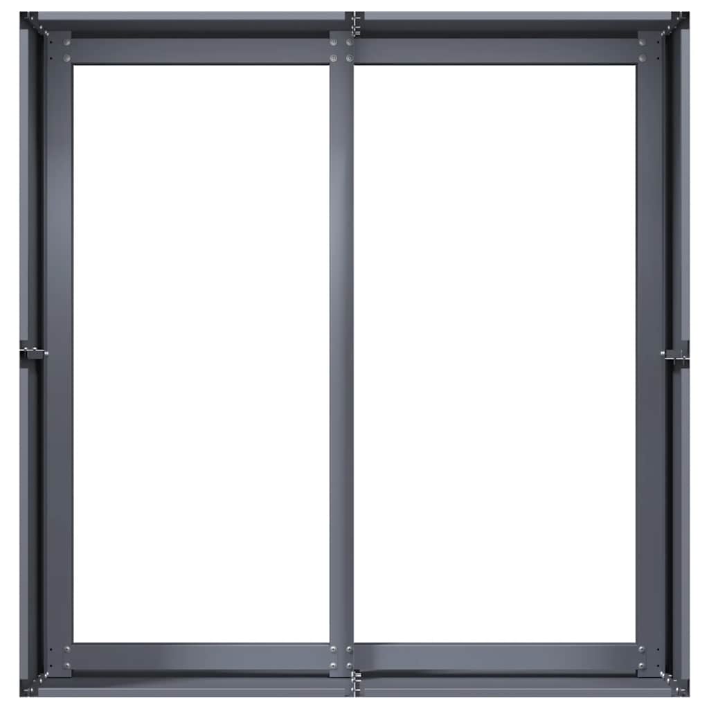 Növénytartó antracitszürke 80x80x40 cm hidegen hengerelt acél