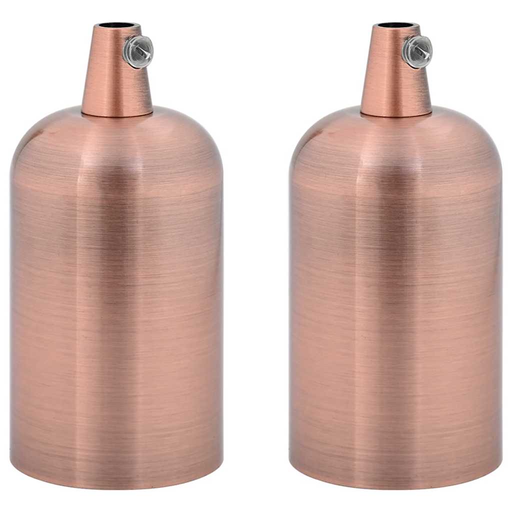 2 db vörös bronz lámpatartók e27