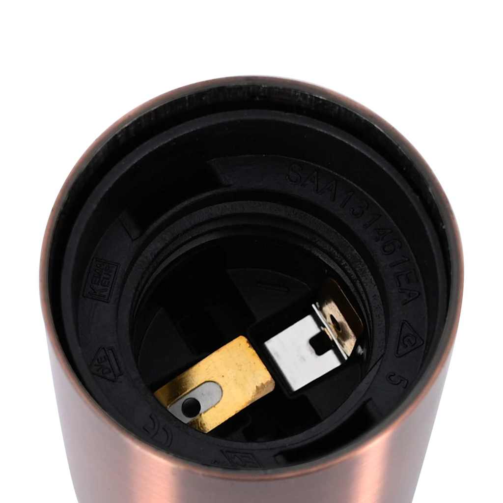 2 db vörös bronz lámpatartók e27