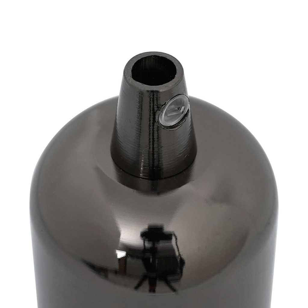 2 db fényes fekete lámpatartók e27