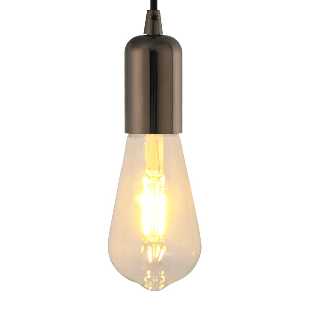 2 db fényes fekete lámpatartók e27