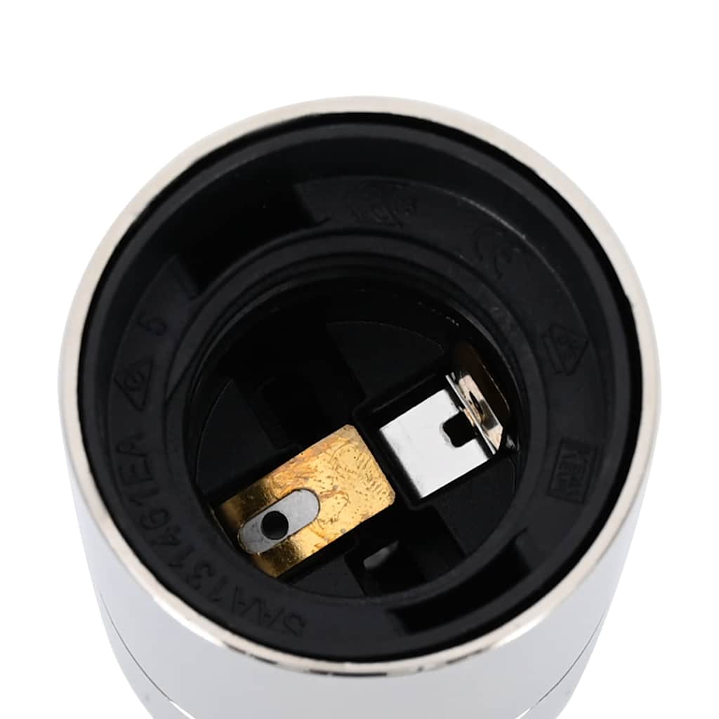 2 db szatén nikkel lámpatartók e27