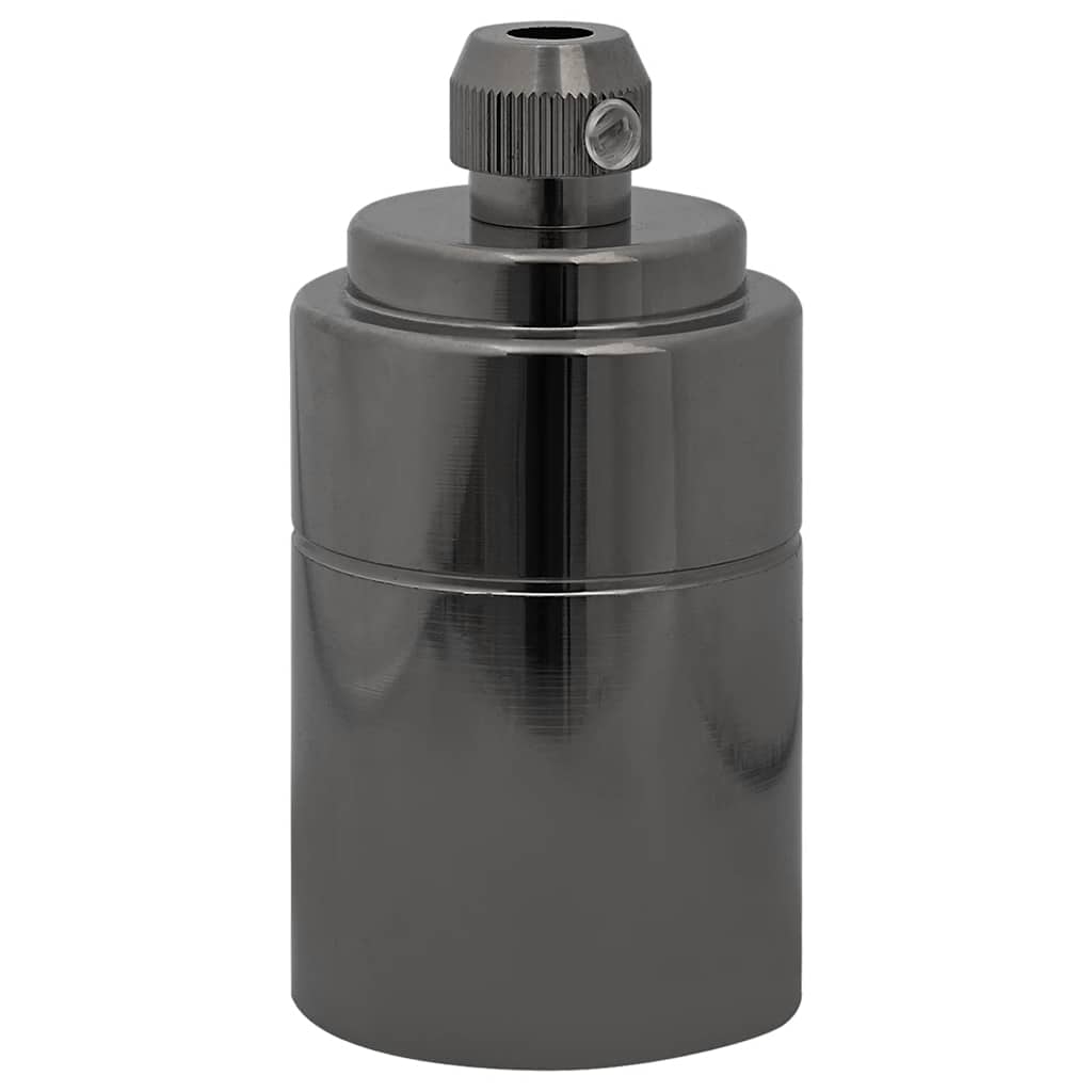 2 db fényes fekete lámpatartók e27