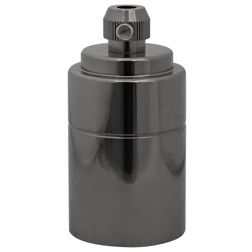 2 db fényes fekete lámpatartók e27