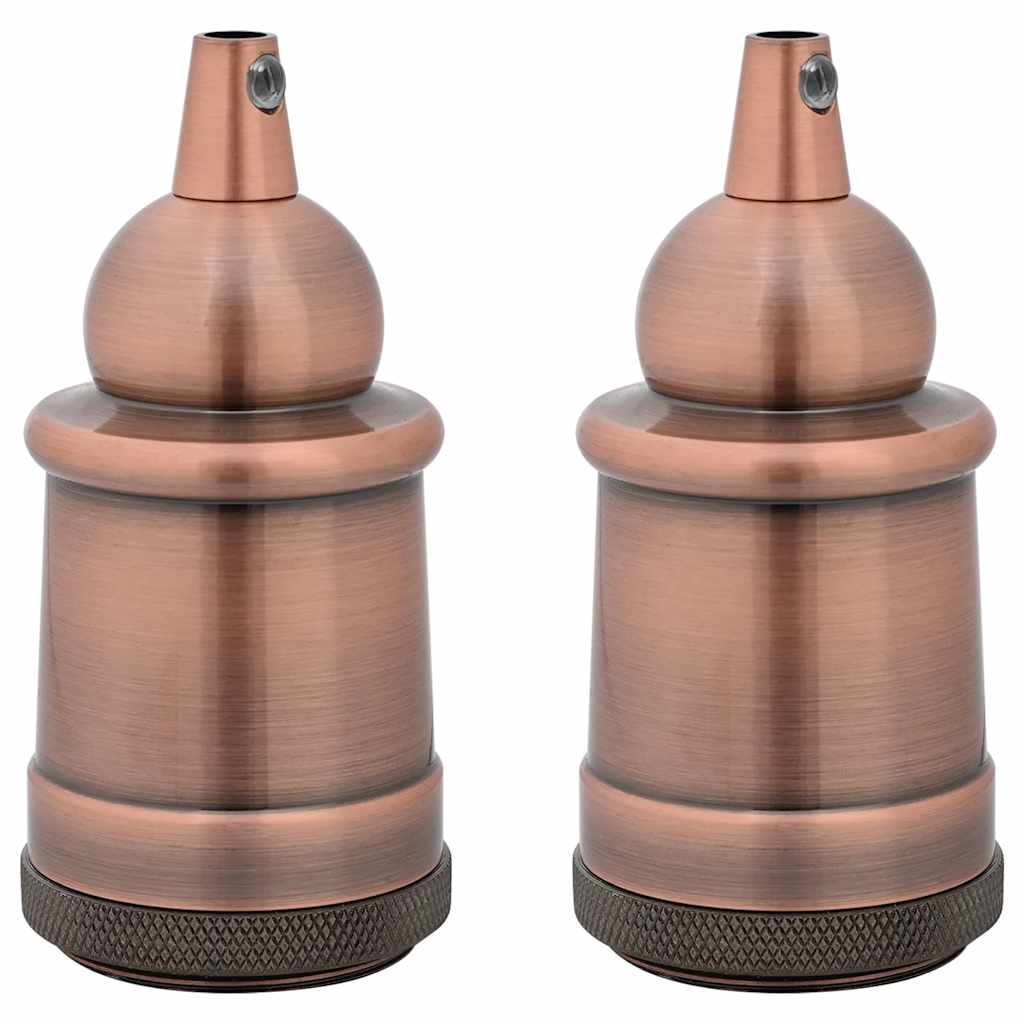 2 db vörös bronz lámpatartók e27 2 db vörös bronz lámpatartók e27