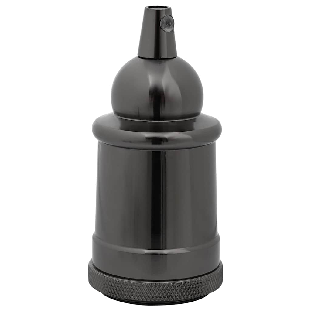 2 db fényes fekete lámpatartók e27 2 db fényes fekete lámpatartók e27