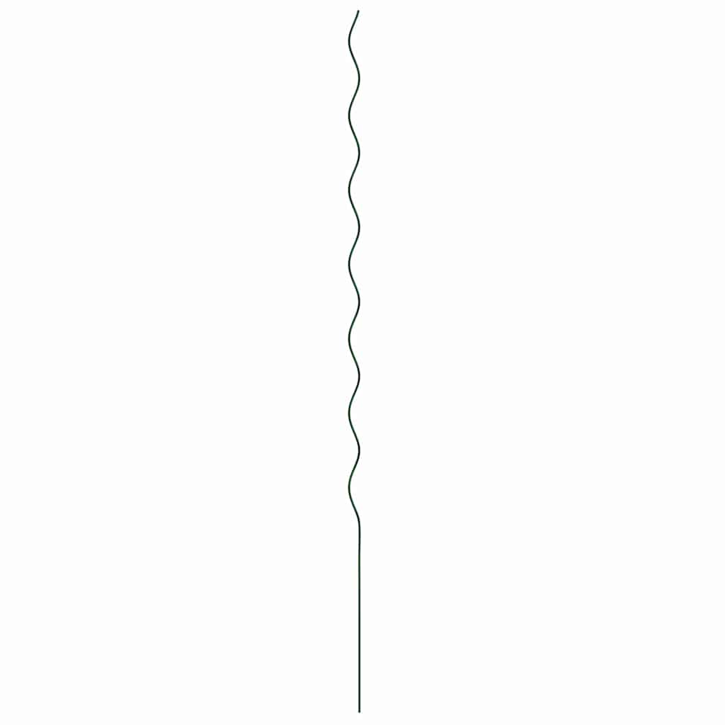 Növénytámogatás 50 pcs zöld 170 x 0,6 x 0,6 cm acél