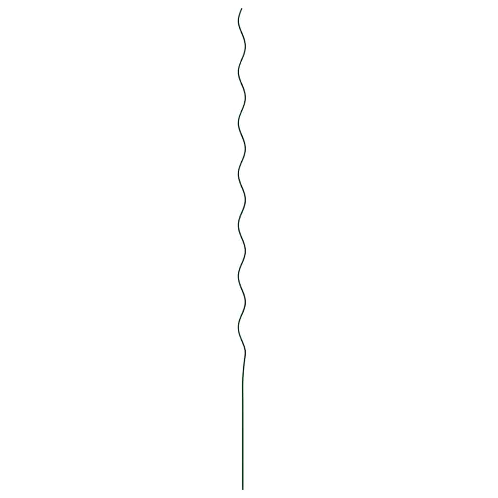 Növénytámogatás 50 pcs zöld 170 x 0,6 x 0,6 cm acél