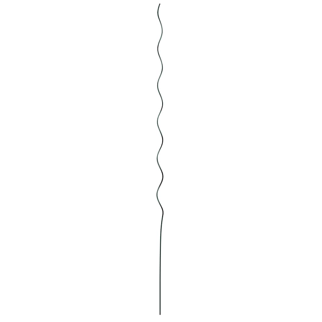 Növénytámogatás 20 pcs zöld 150 x 0,6 x 0,6 cm acél