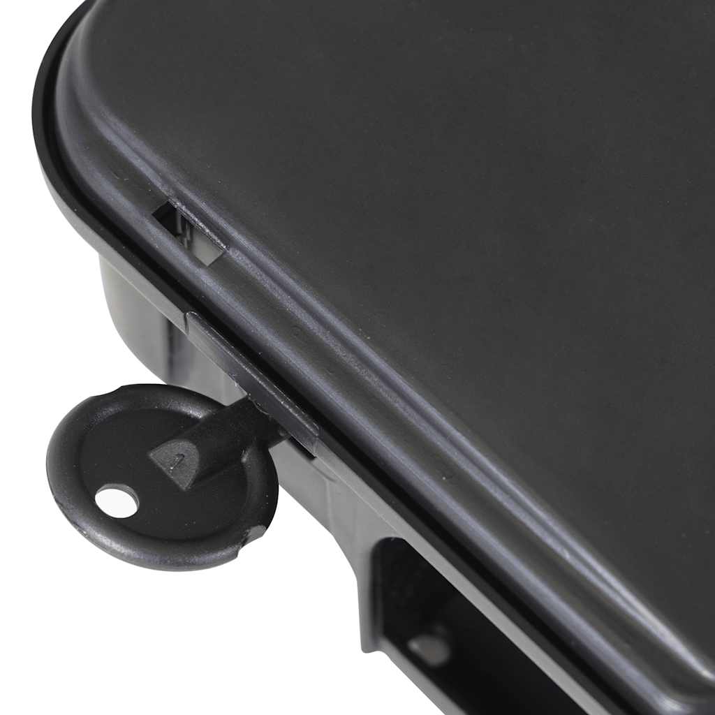 4 db fekete egérfogó 22x12,5x7,5 cm