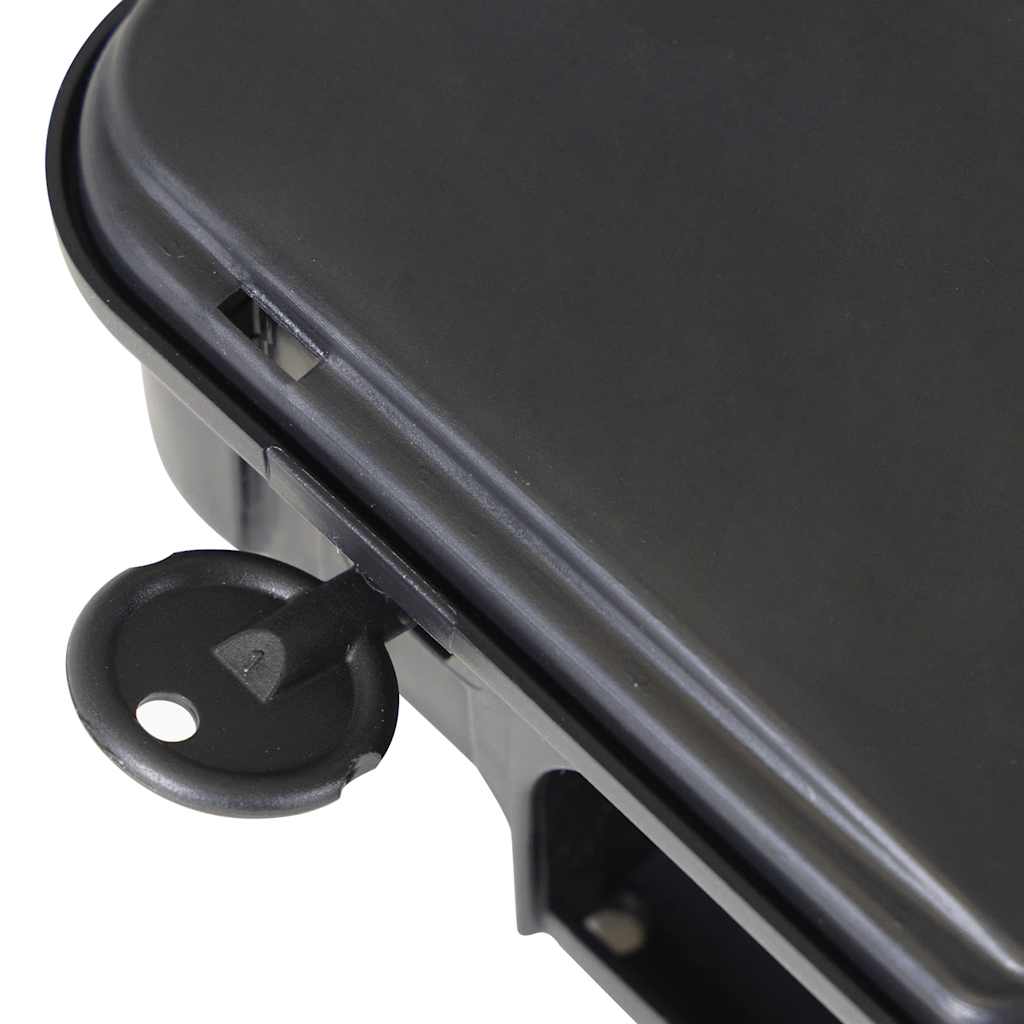 6 db fekete egérfogó 22x12,5x7,5 cm