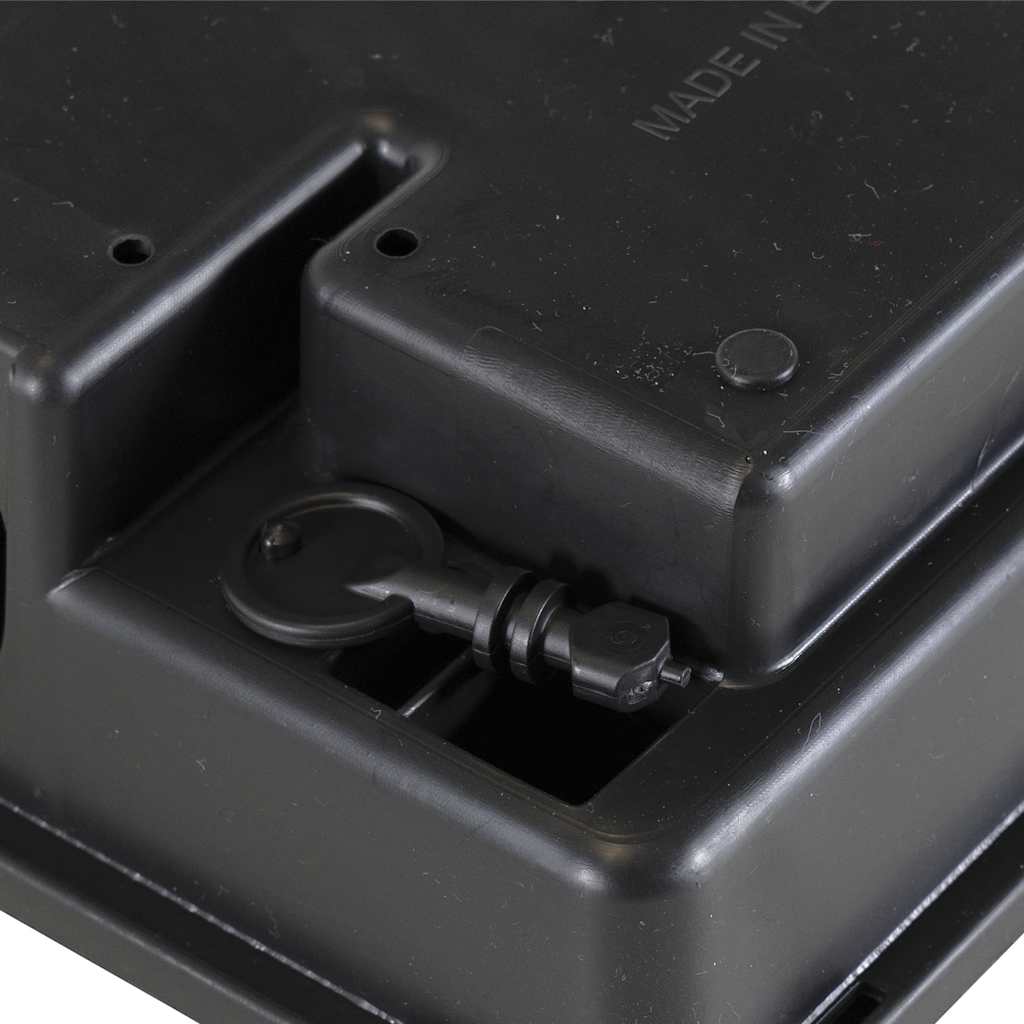 4 db fekete egérfogó 23x19x9,5 cm