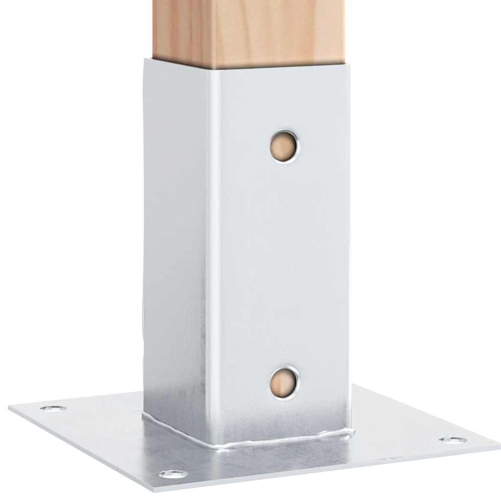 12 db horganyzott acélból oszlopalapok négyzet alakúak 61x61 mm 12 db horganyzott acélból oszlopalapok négyzet alakúak 61x61 mm