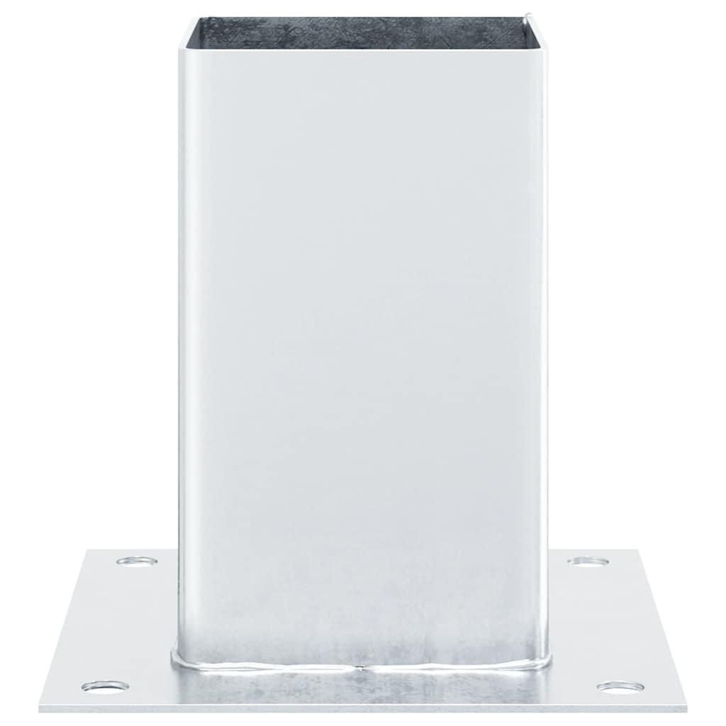 12 db horganyzott acélból oszlopalapok négyzet alakúak 81x81 mm