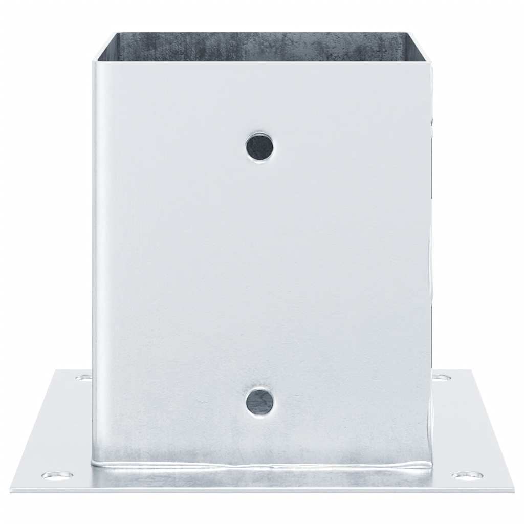 12 db horganyzott acélból oszlopalapok négyzet alakúak