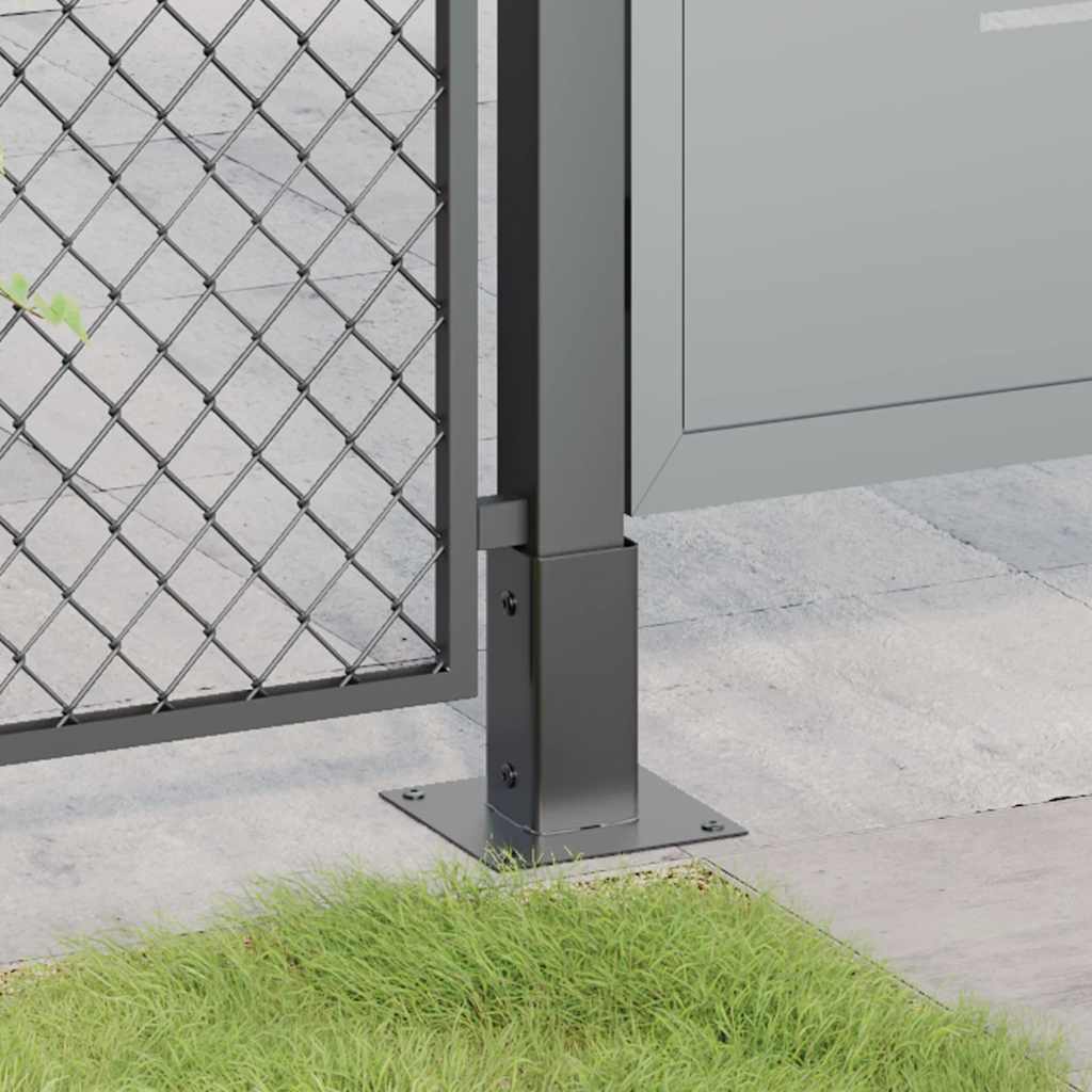 12 db antracit porszórt acél oszlopalapok négyzet alakú 61x61mm 12 db antracit porszórt acél oszlopalapok négyzet alakú 61x61mm