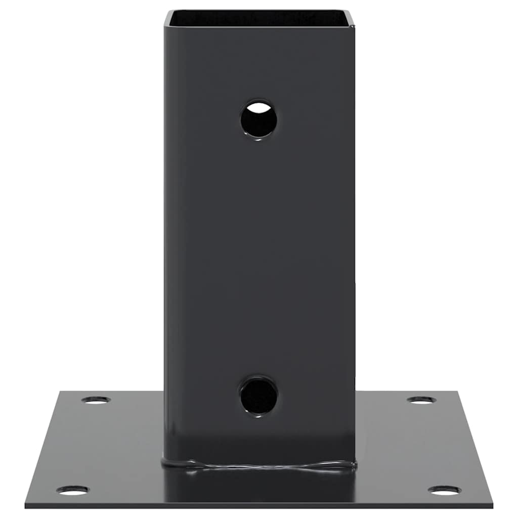 12 db antracit porszórt acél oszlopalapok négyzet alakú 61x61mm 12 db antracit porszórt acél oszlopalapok négyzet alakú 61x61mm