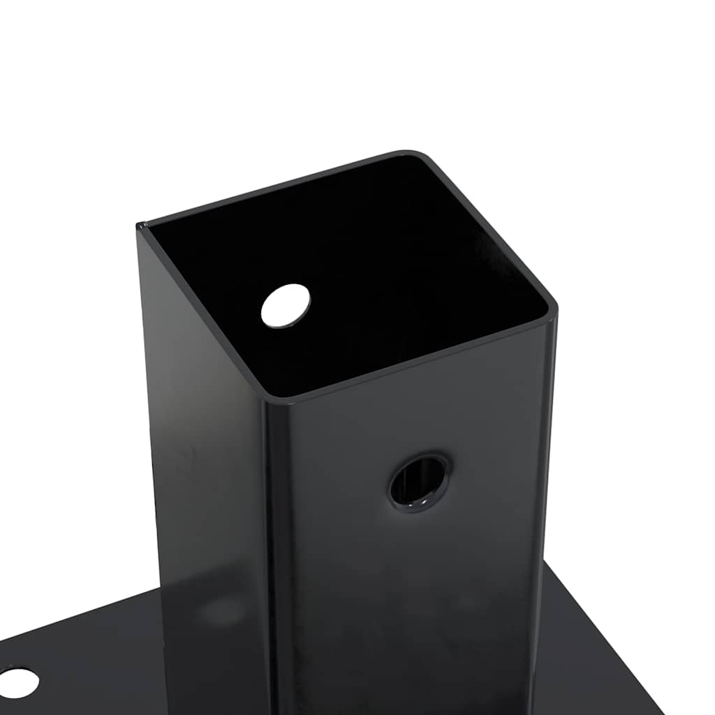 12 db antracit porszórt acél oszlopalapok négyzet alakú 61x61mm 12 db antracit porszórt acél oszlopalapok négyzet alakú 61x61mm