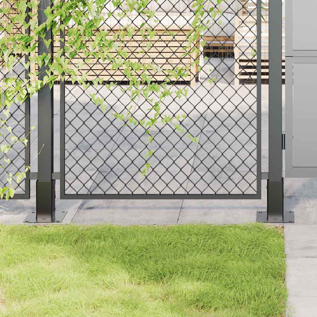 12 db antracit porszórt acél oszlopalapok négyzet alakú 61x61mm 12 db antracit porszórt acél oszlopalapok négyzet alakú 61x61mm