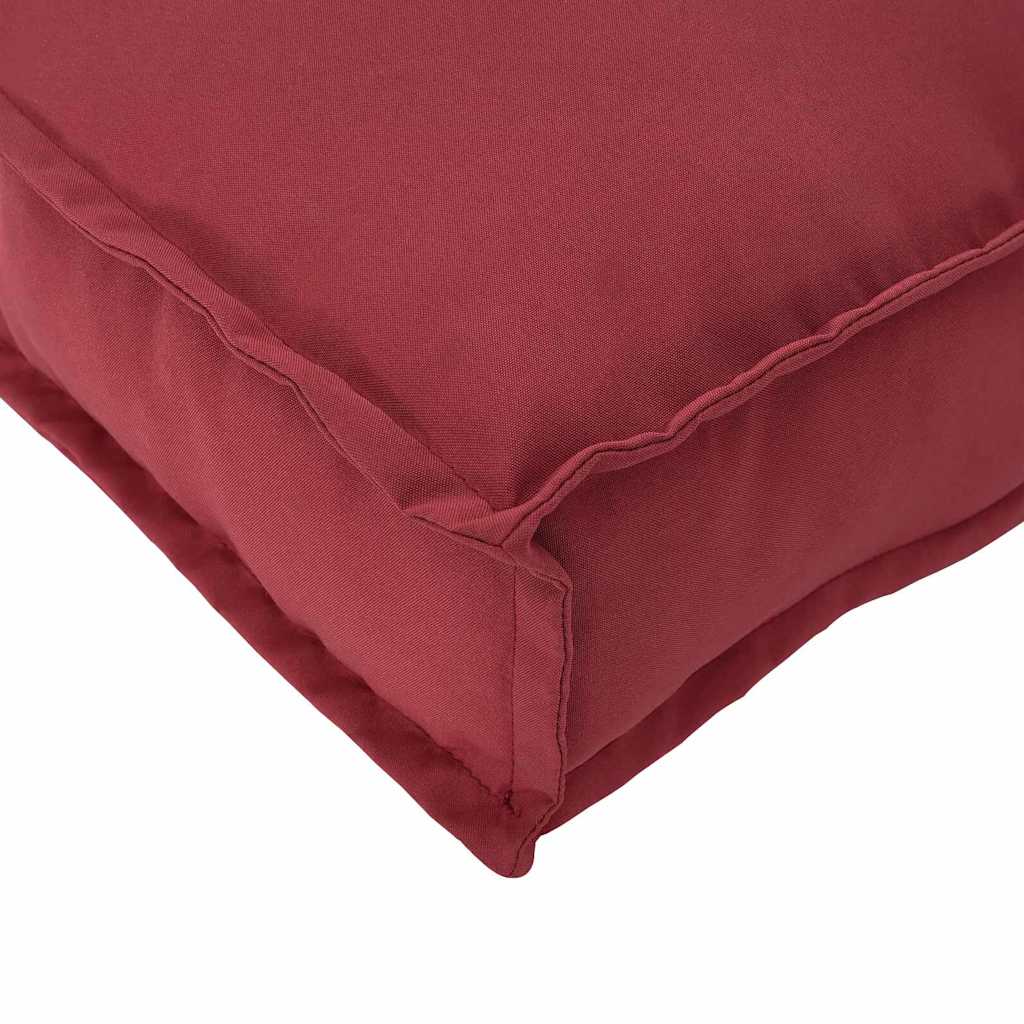 Raklap párna készlet 2 pcs bordó 200 x 40 x 8 cm oxford anyag