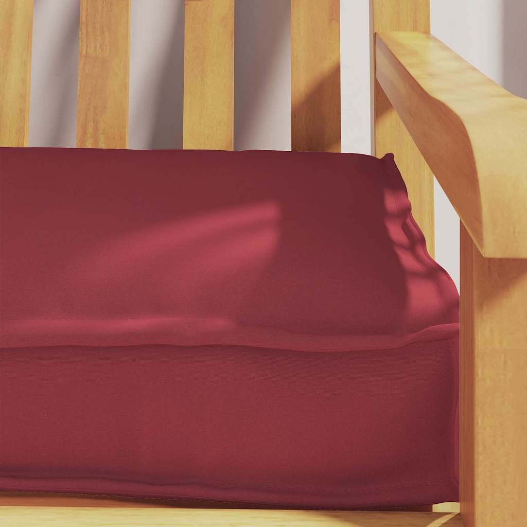 Raklap párna készlet 2 pcs bordó 200 x 40 x 8 cm oxford anyag
