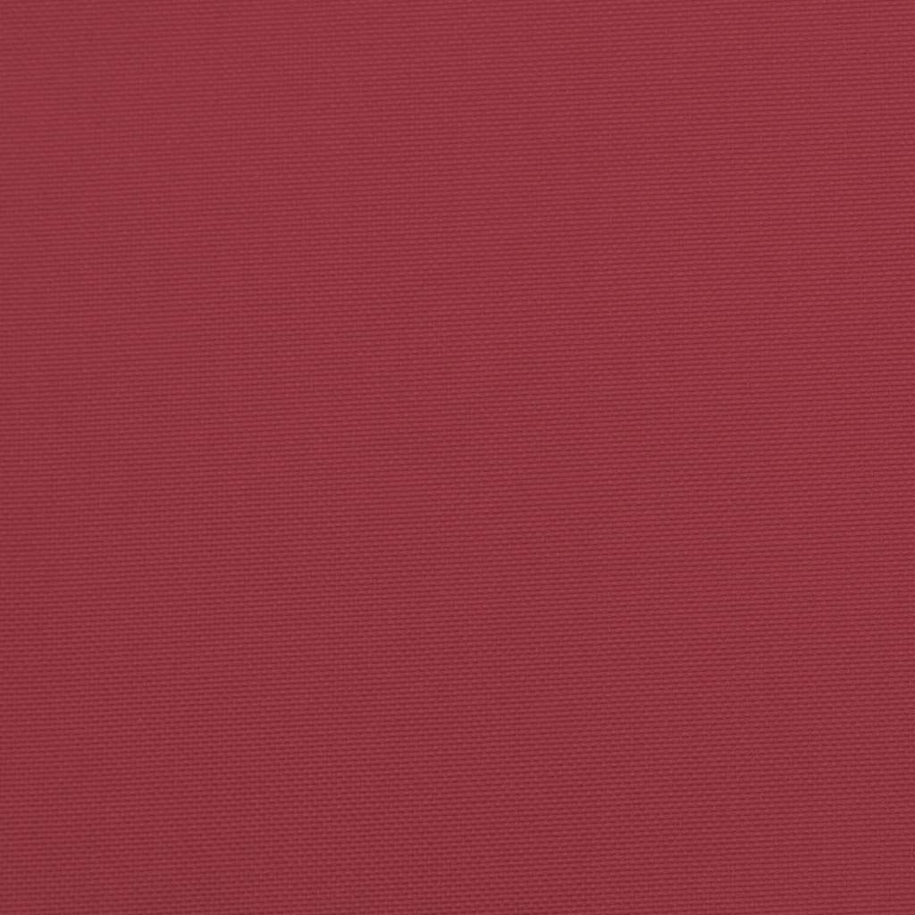 Raklap párna készlet 2 pcs bordó 200 x 40 x 8 cm oxford anyag