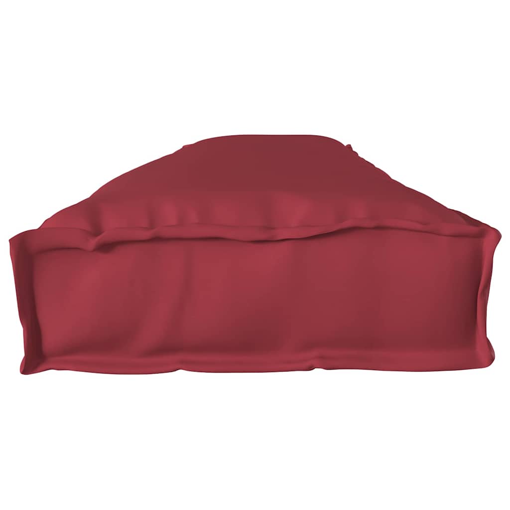 Raklap párna készlet 2 pcs bordó 200 x 40 x 8 cm oxford anyag