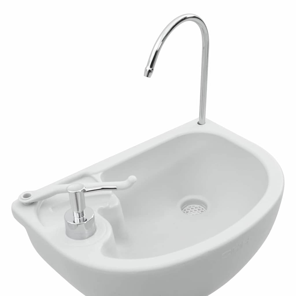 Kemping wc készlet 2 pcs szürke és fehér
