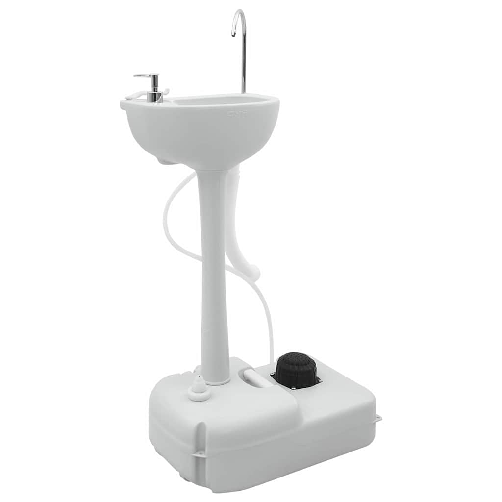 Kemping wc készlet 2 pcs szürke és fehér