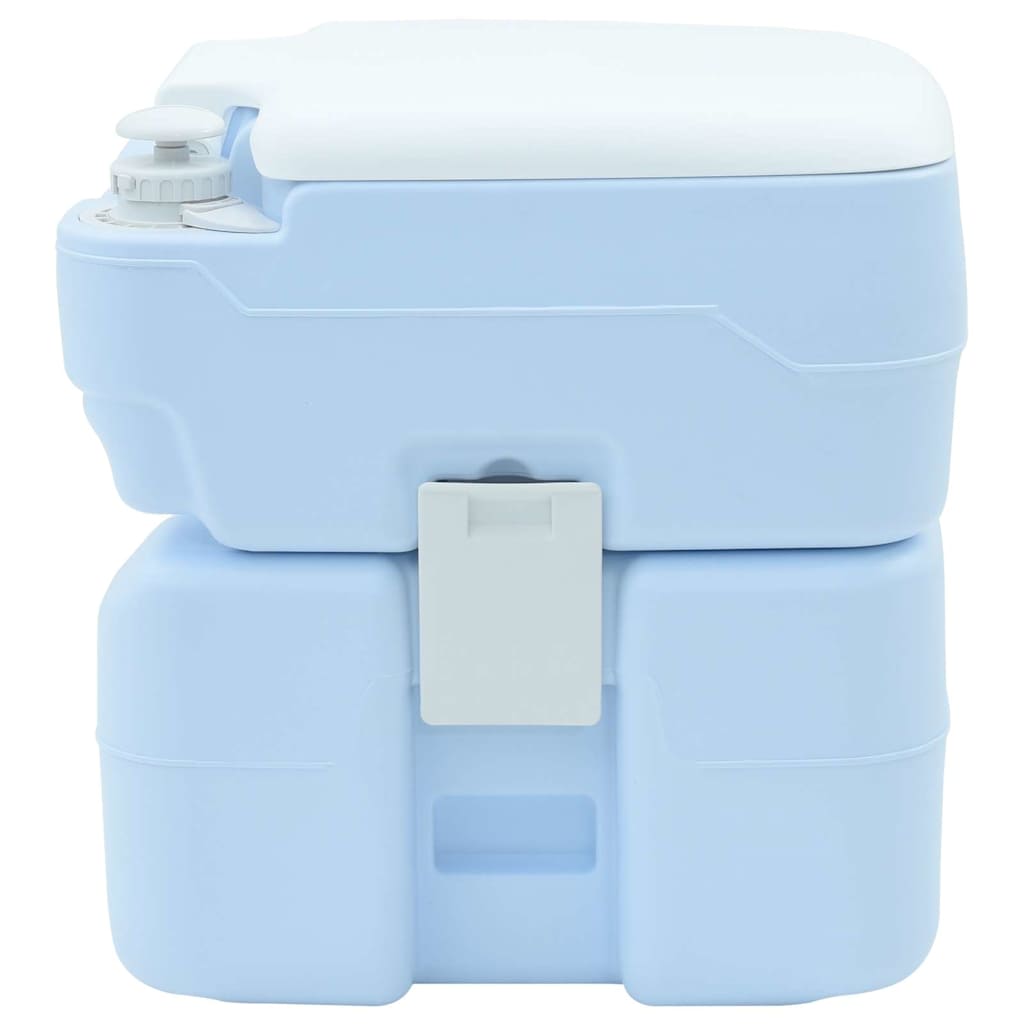 Kemping wc kék 41,5 x 36,5 x 42 cm magas sűrűségű polietilén
