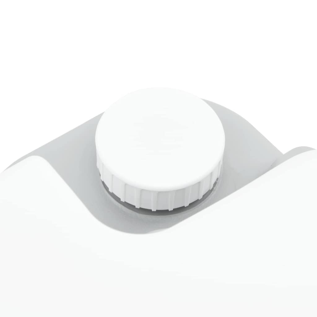 Kemping wc szürke és fehér 41,5 x 36,5 x 30 cm polietilén