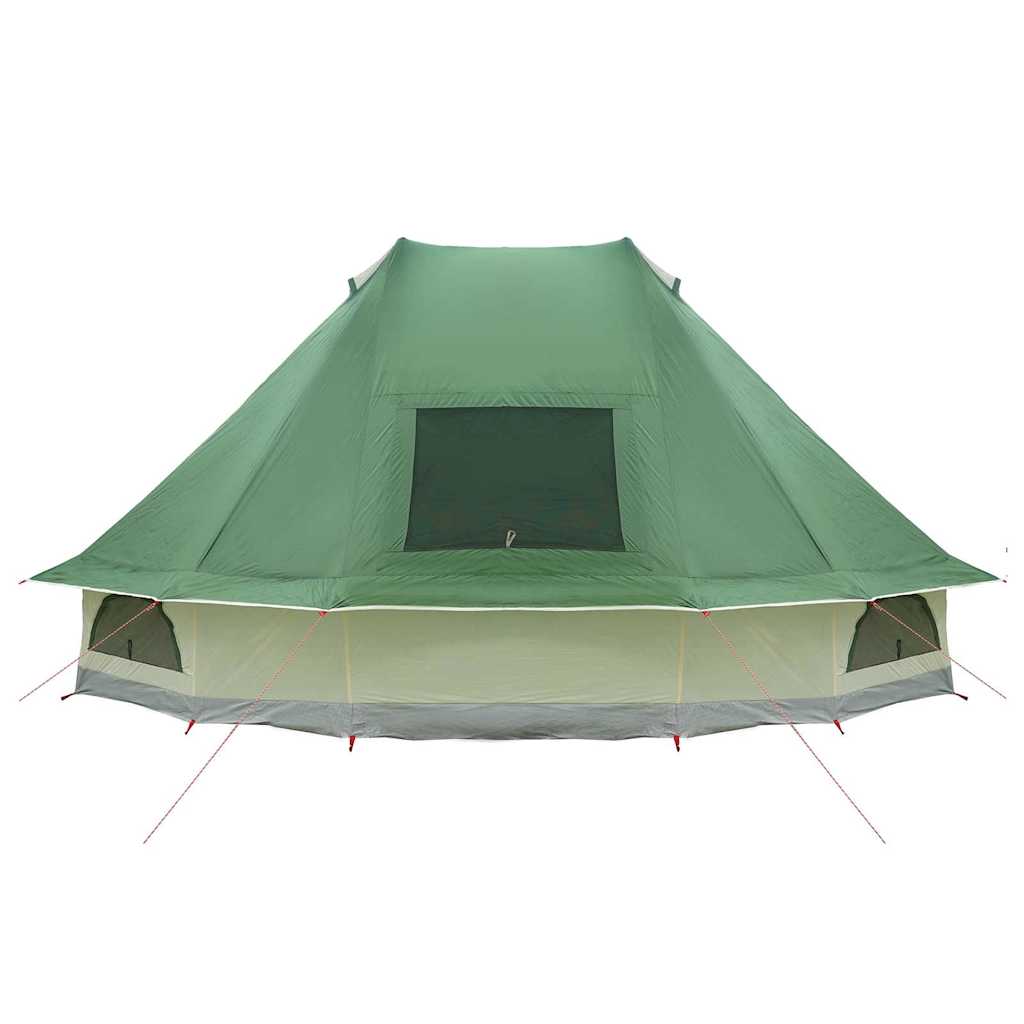 Tipi sátor tetővel tárolóval zöld 466 x 310 x 240 cm taft