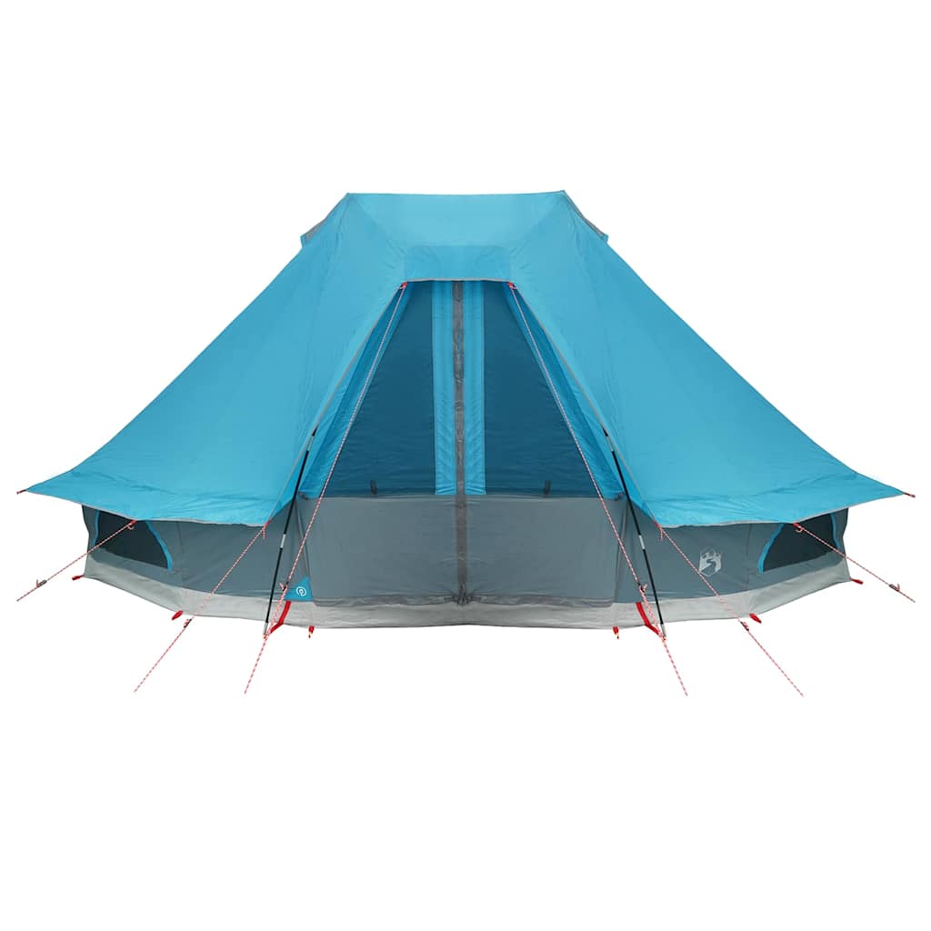 Tipi sátor tetővel tárolóval kék 466 x 310 x 240 cm taft